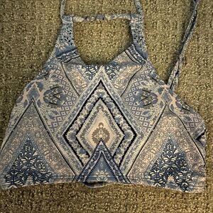 Xhilaration Halter Bikini Top Size S